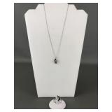 .925 Sterling Silver & Gemstone Tested Set
