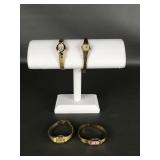 Vtg bulova & lassale quartz women's watches & more