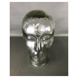 Vintage Glass Display Head