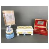 Avon Cameo Jewelry Box & More