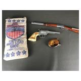Vintage Toy Gun, Rifle Lighter, Hard Lead Shot