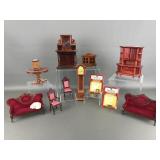 Vtg Victorian-style Dollhouse Miniature Set