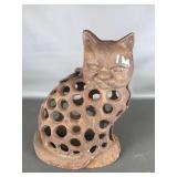 Rustic Cast Iron Cat Doorstop