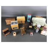 Crazy Lady In A Cabin Dollhouse Miniature