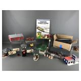 Vintage Ho Scale Train Tracks, Buildings & More