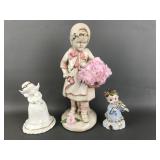 Vintage Ajax Christmas Carol Angel Baby, Plaster