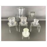 Poss. Fenton Top Hat Vase & More