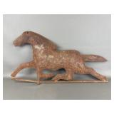 Antique Folk Art Running Horse Weathervane