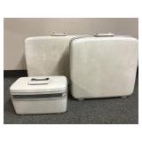 Vtg 1960's Samsonite Silhouette Hard Suitcases &