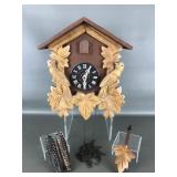 German Trad. Carved Wood Cuckoo Clock