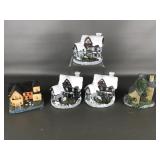 Lighted Cottage Charmers- Snowhouse, Ivy Cottage,