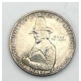 1920 Pilgrim Commemorative Silver Half Dollar 50c