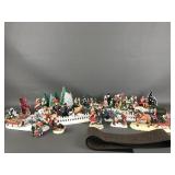 Vintage Christmas Village Figurines