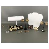Vintage Costume Clip On Earrings Including Avon