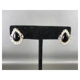 .925 Sterling Silver & Gemstone Avon Earrings