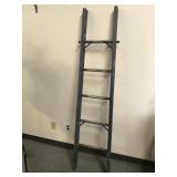 Vintage Painted Blue 5 Step Ladder