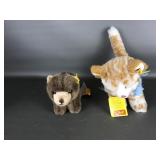 Steiff Lizzy & Browny Plush W Tags
