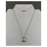.925 Sterling Silver Puppy Dog Necklace