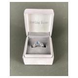 .925 Sterling Silver & Gemstone Ring