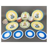 Vtg Metal Childs Tea Set Pieces