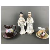 Vintage Ceramic Japanese Figurines, Vintage