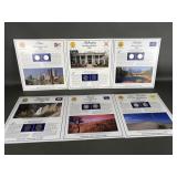 Offical State Quarters Cards Alabama, Ohio,