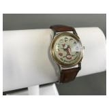 vintage Fossil 'Ten Years of Santabear' Watch