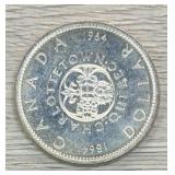 1964 Canada Dollar 80% Silver Coin