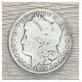 1900-O Morgan Silver Dollar 90% Silver Coin