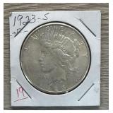 1935-S Peace Dollar 90% Silver Coin