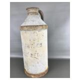 Vintage Galvanized Steel Milk Can Detroit