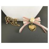 Vtg Avon Mother's Nest Brooch & More Costume