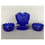 Boyds Art Glass Cobalt Toothpick Holder & More