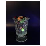 Vtg Glowing Manganese, Cadmium & Luster Marbles