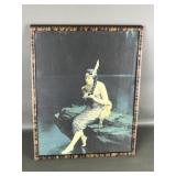 Antique Minnehana Native American Lithograph