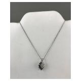 Vtg Avon Sterling Silver Birthstone Necklace