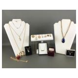 Vintage Avon Gold Tone Costume Jewelry Necklaces
