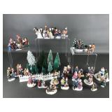 Vintage Christmas Village Figurines