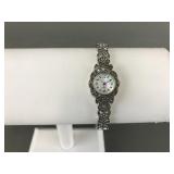 vintage marcasite women's quartz cocktail watch