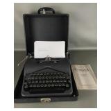 Vtg Smith Corona Standard Manual Typewriter In Box