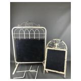 Painted Metal Chalkboard Store Signs Displays
