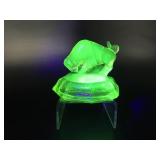Glowing Uranium Rosso Buffalo Figurine