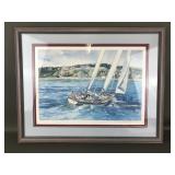 ' Island Hopping' Watercolor Print Signed Kathleen