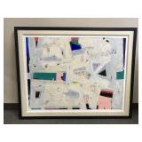 Xl Contemporary Abstract Mixed Media Painting