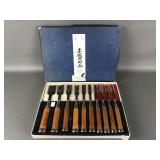 vintage set of 10 Japanese wood-working bench