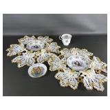 Queen Elizabeth Silver Jubilee Porcelain & Crochet