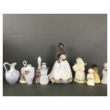 Vtg Ceramic Japanese Figurines, Angels & More