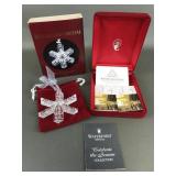 Waterford Crystal Snowflake Ornament 2002