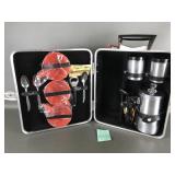 Vtg Travel Empire Portable Coffee Maker In Case