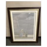 Limited Edition Annie Retivat Signed Woman In Blue